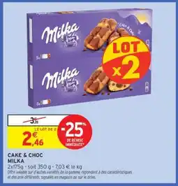 Intermarché Hyper MILKA Cake & Choc offre