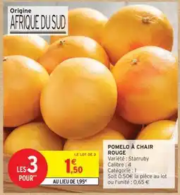 Intermarché Contact POMELO À CHAIR ROUGE offre