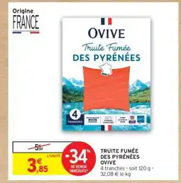 Intermarché Contact Truite Fumée Des Pyrénées Ovive offre