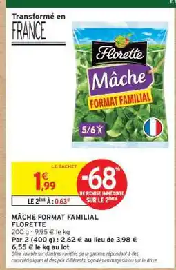 Intermarché Mâche Format Familial offre