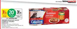 Intermarché Contact TERRINES POUR CHAT ADULTE VIANDES ET LÉGUMES CANAILLOU offre