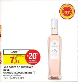 Intermarché Contact AOP CÔTES DE PROVENCE ROSÉ offre