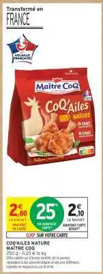 Intermarché Coq'ailes Nature offre