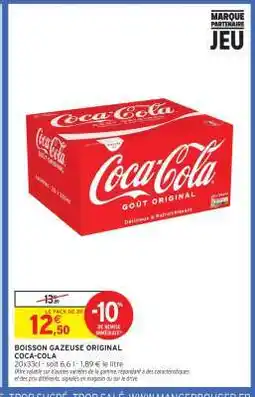 Intermarché BOISSON GAZEUSE ORIGINAL COCA-COLA offre