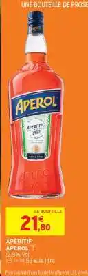 Intermarché APÉRITIF Apérol offre