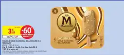 Intermarché Contact DOUBLE GOLD CARAMEL BILLIONAIRE X4 MAGNUM offre