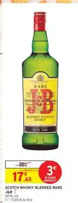 Intermarché Scotch Whisky Blended Rare offre