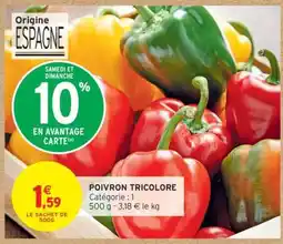 Intermarché POIVRON TRICOLORE offre