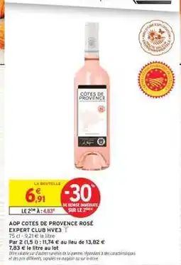 Intermarché AOP CÔTES DE PROVENCE ROSÉ offre