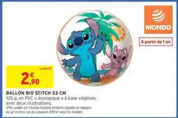 Intermarché BALLON BIO STITCH 23 CM offre