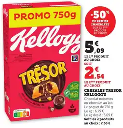Maximarché Cereales tresor kellogg's offre