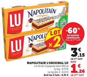 Maximarché Napolitain l'original lu offre