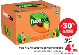 Maximarché The glace saveur peche fuzetea offre