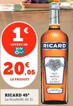 Utile Ricard 45° offre