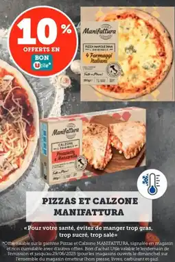 Utile Pizzas et calzone manifattura offre