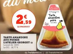 Utile Tarte amandine aux poires l'atelier georget offre