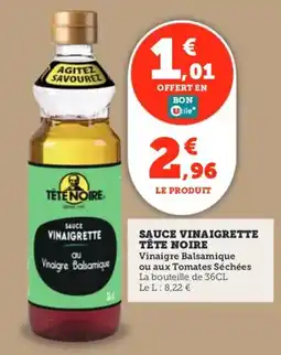 Utile Sauce vinaigrette tête noire offre