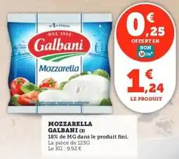 Utile Mozzarella galbani offre