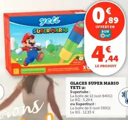 Utile Glaces super mario yeti offre