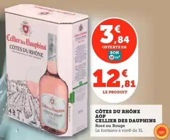 Utile Côtes du rhône AOP cellier des dauphins offre