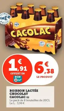 Utile Boisson lactée chocolat cacolac offre