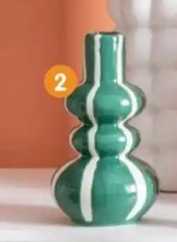 b&m Petit vase rayé offre