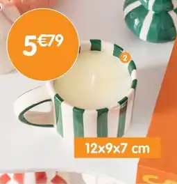 b&m Bougie mug céramique offre