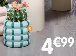 b&m Cache-pot ondulé rayé offre