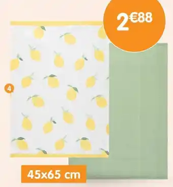 b&m Lot de 2 torchons offre