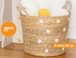 b&m Panier motif marguerite offre