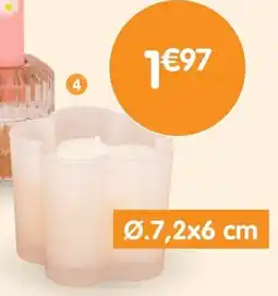b&m Petite bougie fleur offre