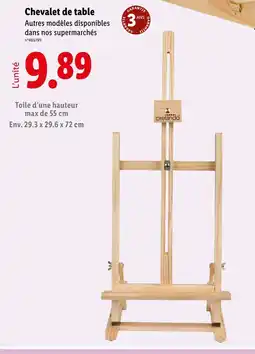 Lidl Crelando Chevalet de table offre