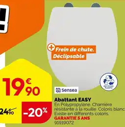 Weldom Sensea Abattant EASY offre