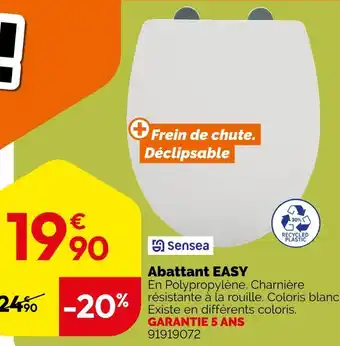 Weldom Sensea Abattant EASY offre