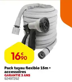 Weldom Pack tuyau flexible 15m + accessoires offre