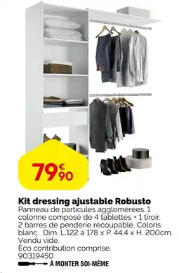Weldom Kit dressing ajustable Robusto offre