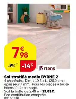 Weldom Artens Sol stratifié medio BYRNE 2 offre