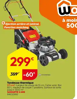Weldom Sterwins Tondeuse thermique offre