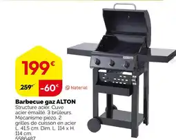 Weldom Naterial Barbecue gaz ALTON offre