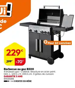 Weldom Barbecue au gaz B500 offre