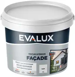 Brico Dépôt EVALUX Peinture façade acrylique 10 l offre