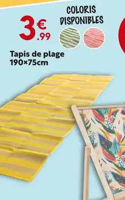 Maxi Bazar Tapis de plage offre