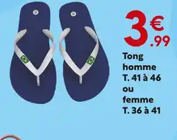 Maxi Bazar Tong homme offre