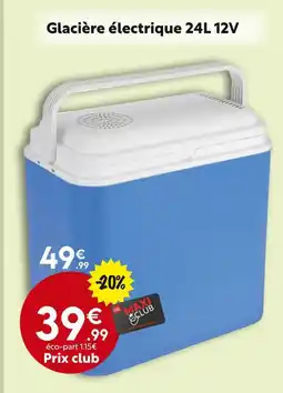 Maxi Bazar Glacière électrique 24L 12V offre
