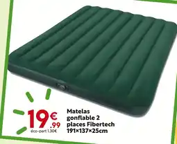 Maxi Bazar Matelas gonflable 2 places Fibertech offre