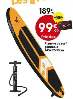 Maxi Bazar Planche de surf gonflable offre