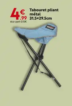Maxi Bazar Tabouret pliant métal offre