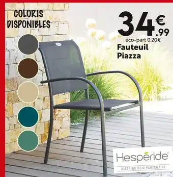 Maxi Bazar Fauteuil Piazza offre