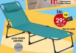 Maxi Bazar Bain de soleil offre