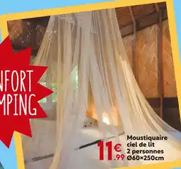 Maxi Bazar Moustiquaire ciel de lit 2 personnes offre